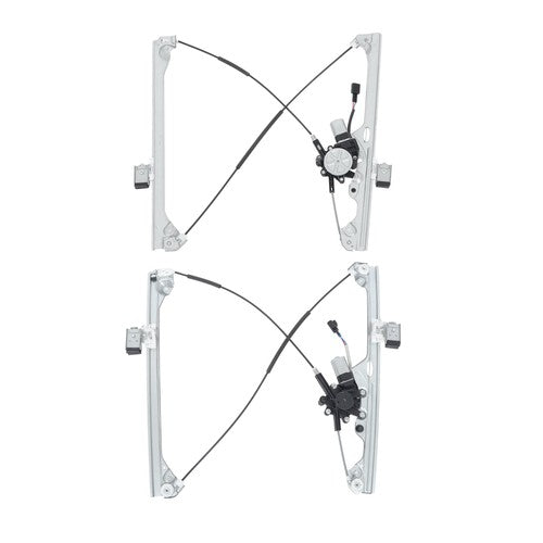 1 Pair Window Regulator w/ Motor For Chevy Silverado GMC Sierra 2007-2014