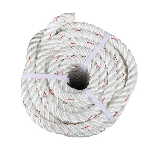 1"×120ft Double Braid Polyester Rope 3400lbs Breaking Strength Strong Pulling