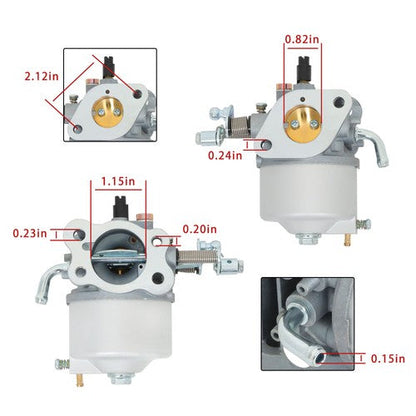 Carburetor With Fuel Pump & Filter For Ezgo TXT 1991-Up 295cc Golf Carts