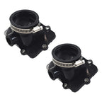 2X Carb Intake Manifold Boots 420867880 For Ski-Doo Deluxe MXZ 600 420867882