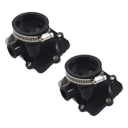 2X Carb Intake Manifold Boots 420867880 For Ski-Doo Deluxe MXZ 600 420867882