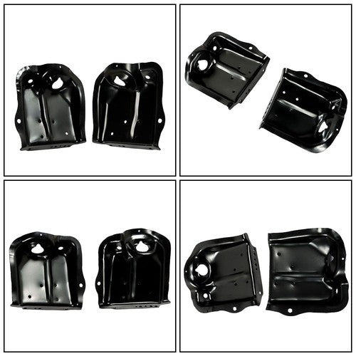 For Ford F-150 1980-1996 Front Coil Spring Tower Shock Mount RH&LH Black Set 2Pc