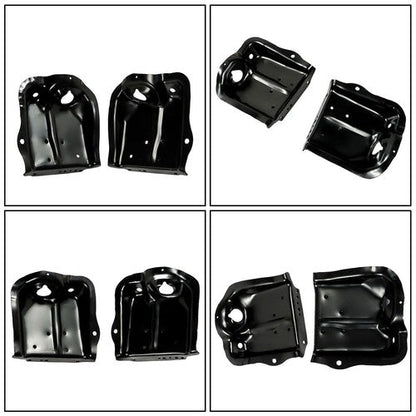 For Ford F-150 1980-1996 Front Coil Spring Tower Shock Mount RH&LH Black Set 2Pc