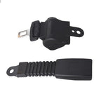 2 PCS Golf Cart Black Seat belts with buckles For EZGO Yamaha Club Car Universal