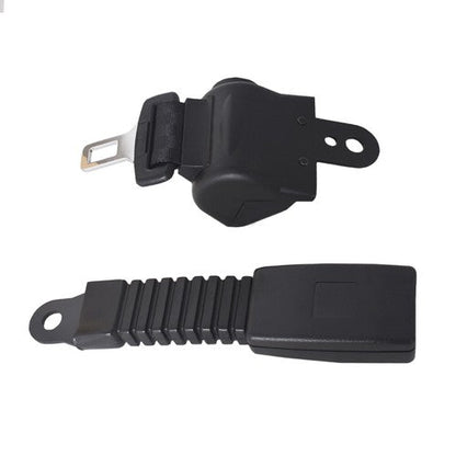 2 PCS Golf Cart Black Seat belts with buckles For EZGO Yamaha Club Car Universal