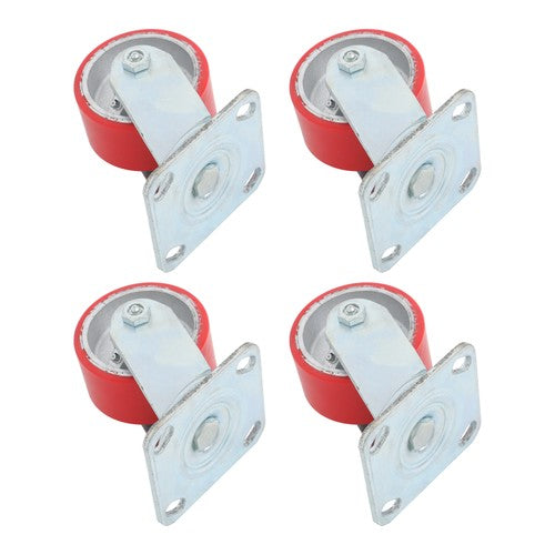 4"X 2" Heavy Duty Casters - Polyurethane Caster with Capacity up to 2800 LBS