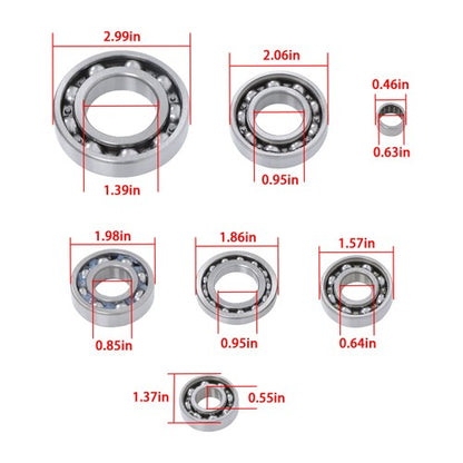 HR00055/HR00057/K078 For Honda TRX350 FE FM 2000-2006 Transmission Bearing Kit