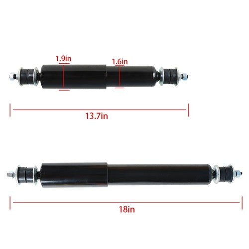 4x Front Shocks & Rear Shock Absorbers For EZGO TXT G&E Golf Cart 1994+ 76418-01