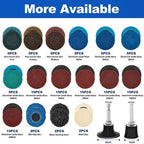 136 Pack Sanding Discs Set 2 inch Quick Change Discs with 1/4 inch Holder