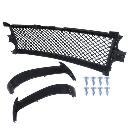 ABS Plastic Black Front Bumper Grille New Fit For Chevrolet Silverado 1999-2002