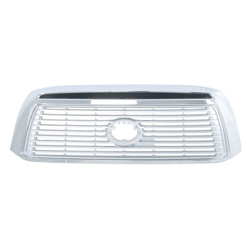 Front Bumper Upper Grille Chrome New For Toyota Tundra 2010-2013 Plastic Durable
