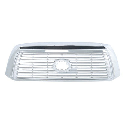Front Bumper Upper Grille Chrome New For Toyota Tundra 2010-2013 Plastic Durable
