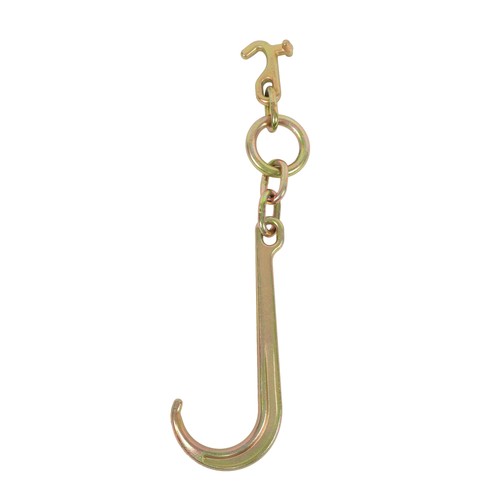 15 Inch G70 J Hook w/T-J Hook 5400 Lbs Working Load Limit Towing Hooks