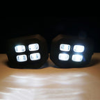 Fit 2016-2022 Toyota Tacoma 4-Eyes DRL LED White&Amber Fog lights Turn signal