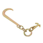 15 Inch G70 J Hook w/T-J Hook 5400 Lbs Working Load Limit Towing Hooks