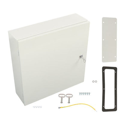 Wall Mount Junction Box 20x20x6" Carbon Steel Electrical Enclosure IP65 w/ Lock