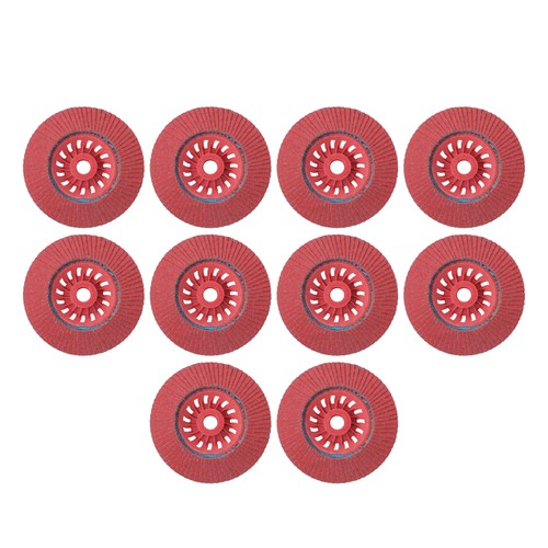 Type 29 Ceramic Grain Flap Sanding Discs 10 PCS 4-1/2" x 7/8" 80 Grits