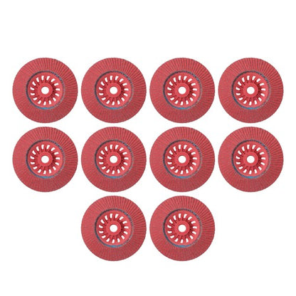 Type 29 Ceramic Grain Flap Sanding Discs 10 PCS 4-1/2" x 7/8" 80 Grits