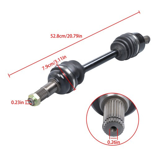 Rear Left/Right CV Axles Drive Shaft ATV For Yamaha Grizzly 700 2007-2014