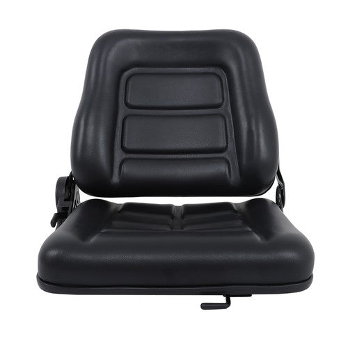 Universial Fold Seat  for Forklift Tractor with Adjustable Angle Back Slide New
