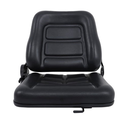 Universial Fold Seat  for Forklift Tractor with Adjustable Angle Back Slide New
