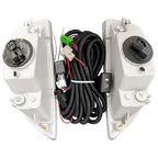 For 2001-2002 Toyota Corolla Front Bumper Fog Lights Driving Lamps Assembly Pair