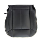Driver&passenger Bottom Seat Cover Fit For Hummer H3 2006-2010 Black Leather