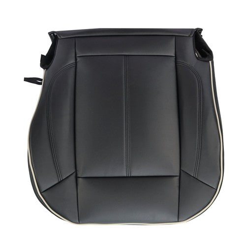 Driver&passenger Bottom Seat Cover Fit For Hummer H3 2006-2010 Black Leather