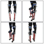 Aluminum Drywall Adjustable Height Stilts Tool For Painter Taping Red 24"-40"