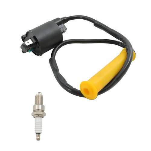 Ignition Coil & Spark Plug W/Cap 30510-HP5-601 For Honda 2007-13 Rancher 420 New
