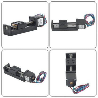 50mm T-type ball screw slide module, T6x1 linear actuator NEMA 11-step motor