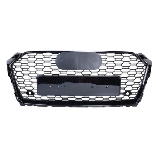 Gloss Black Front Bumper Grille Honeycomb Grill for Audi A5 B9 S5 F5 2017-2019