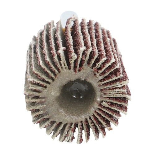 5 Pack 1" x 1" x 1/4" Shank Mounted Flap Wheels 60 Grit Aluminum Oxide
