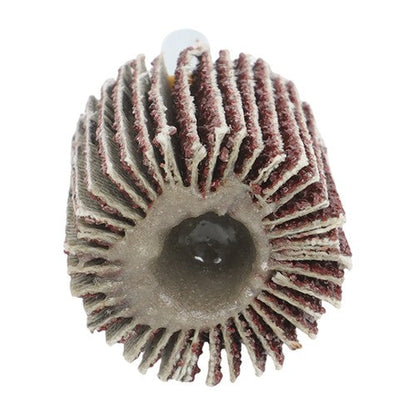 5 Pack 1" x 1" x 1/4" Shank Mounted Flap Wheels 60 Grit Aluminum Oxide