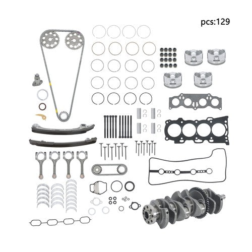 Engine Rebuild Overhaul Kit Crankshaft Rods Timing For Toyota Camry 2002-2009