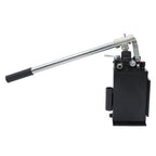 Hydraulic piston hand pump with valve for double acting cylinder 2.7 CID 3 Quart