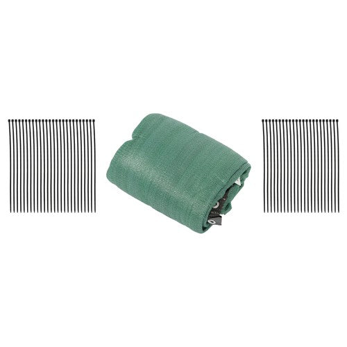 Dark Green 5FT by 50FT Heavy Duty Garden Privacy Fence Barrier Net With Zip Ties