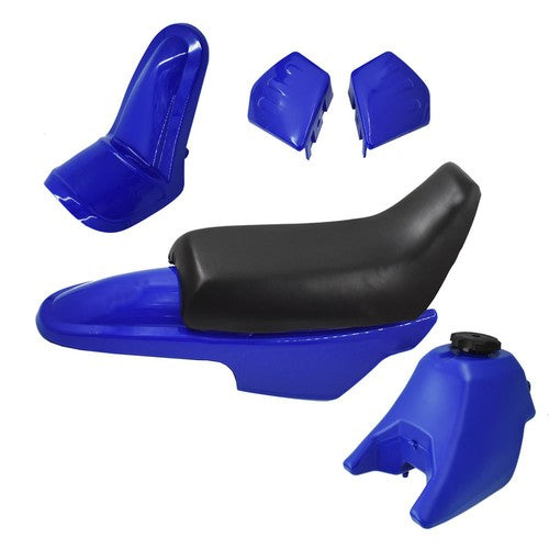 For Yamaha PW50 PW 50 Plastic Fender Body Seat Gas Tank Kit Blue USA
