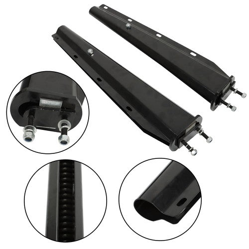 Mud Flap Hanger Set 2.5" Bolt Pattern Spring Loaded Fits For Semi Truck 30"