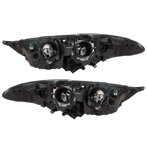 LED DRL Headlight Assembly Headlamps Left+Right Side For Ford Fusion 2017-2019