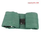 Dark Green Heavy Duty Garden Privacy Fence 4' x 50' Barrier Net With Zip Ties
