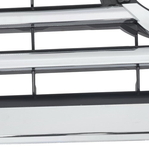 Front Bumper Upper Grille Chrome New Fit For Toyota Sequoia 2018 19-22 Plastic