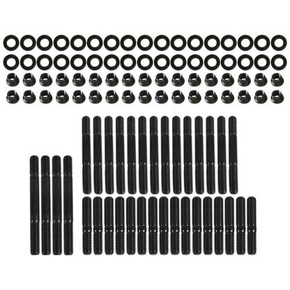 Fit For Chevrolet SBC 265 267 283 302 350 Small Block Black Cylinder Head Studs