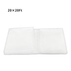 20 x 20 ft 6Mil Clear Polyethylene Film Greenhouse Plastic Sheeting