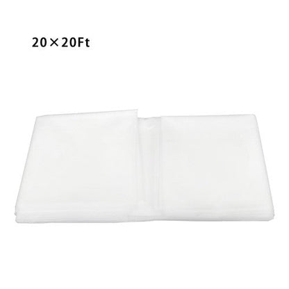 20 x 20 ft 6Mil Clear Polyethylene Film Greenhouse Plastic Sheeting