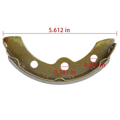 For Club Car DS Precedent Golf Cart 1995+ Brake Drums And Brake Shoe Kit 2004+