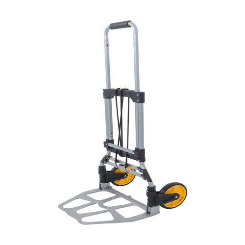 264Lb Capacity Alloy Steel Folding Trolley Heavy-Duty Luggage Trolley Cart