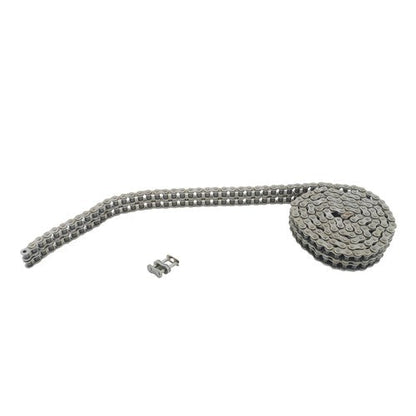 #60-2 Double Strand Duplex Roller Chain 10 Ft with 2 Connect Links