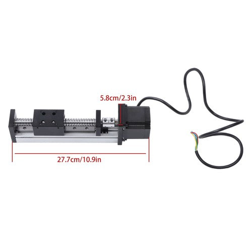 Linear Stage Actuator with NEMA23(5756) Stepper Motor 100mm Stroke DC 24V