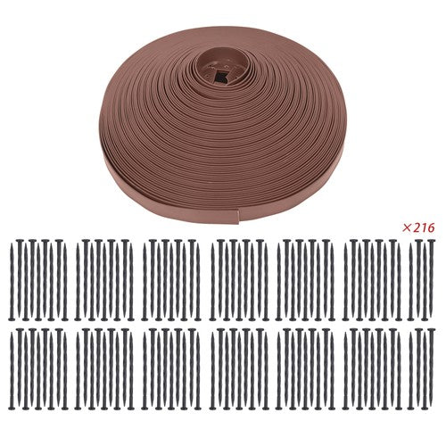 2 inches high 246 feet  Garden edge lawn grass stone isolation strip